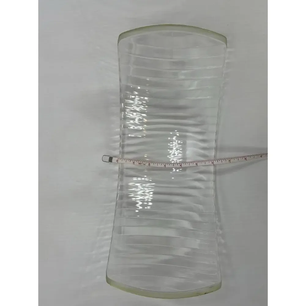 Lot 5 Large Curved‎ Fluted Glass Magnifying Lamp Lens Streetlight? Floodlight?